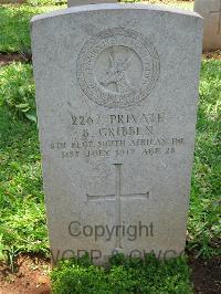 Dar Es Salaam War Cemetery - Gribben, Bernard